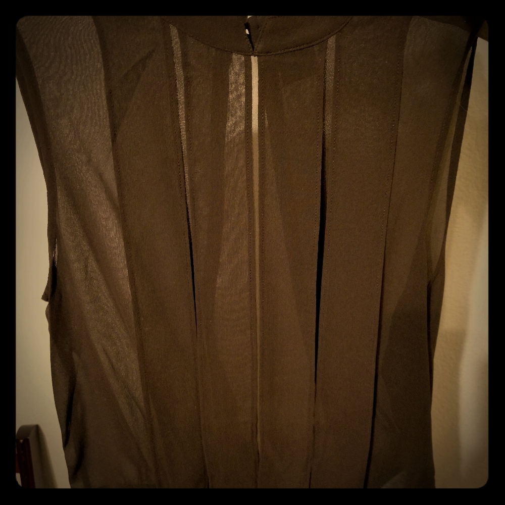 Silk sheer blouse